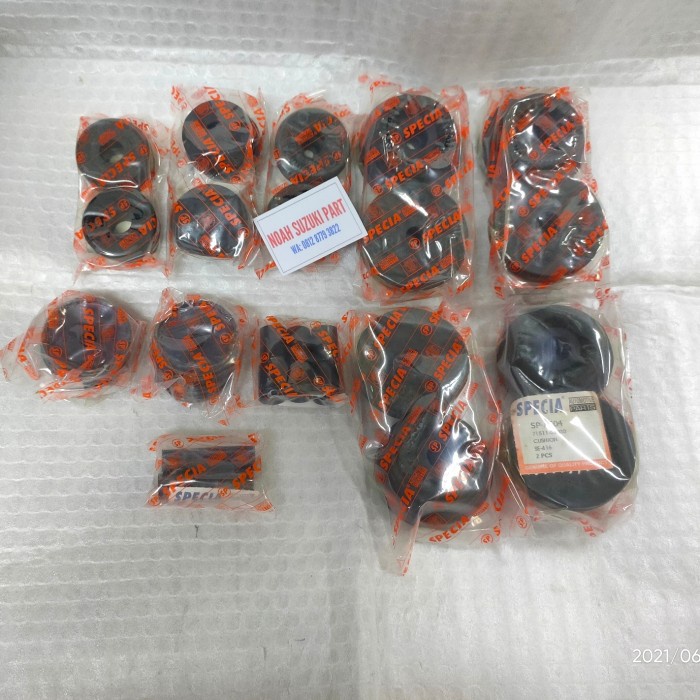 Jual karet body mounting chassis set suzuki Jimny katana siera carabian