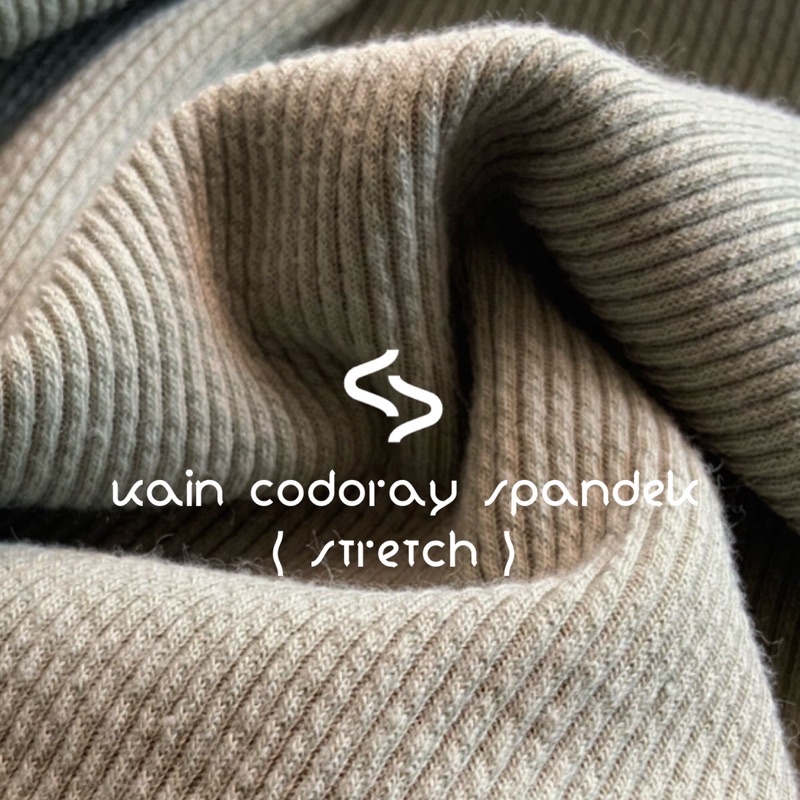 Jual Bahan Kain Rib Codoray Spandek - Bahan Sweater / Fashion - Premium ...