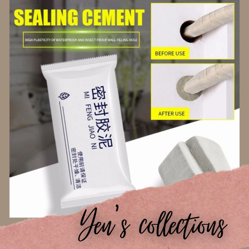 Jual Sealing cement seal dempul Instant tambal dinding tembok pipa ...