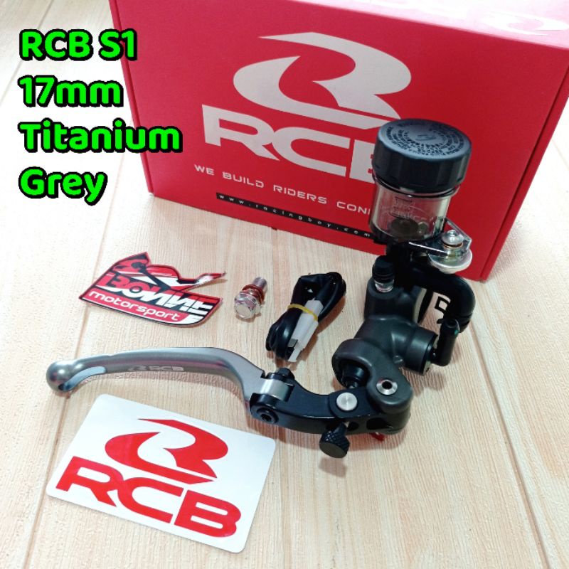 Jual Master Rem RCB S1 Forged 17mm KANAN Titanium Grey | Shopee Indonesia