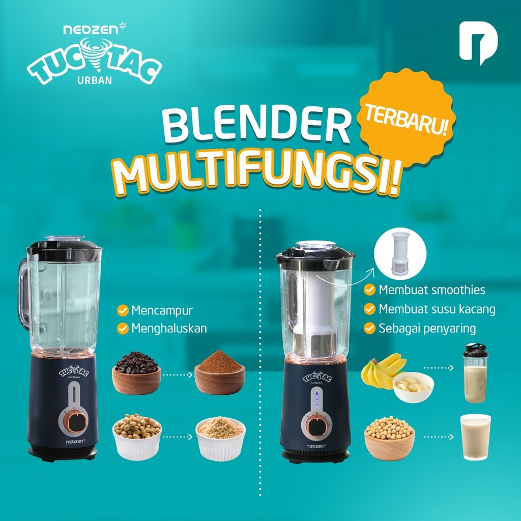 Jual NEOZEN TUC TAC URBAN BLENDER MULTIFUNGSI Shopee Indonesia