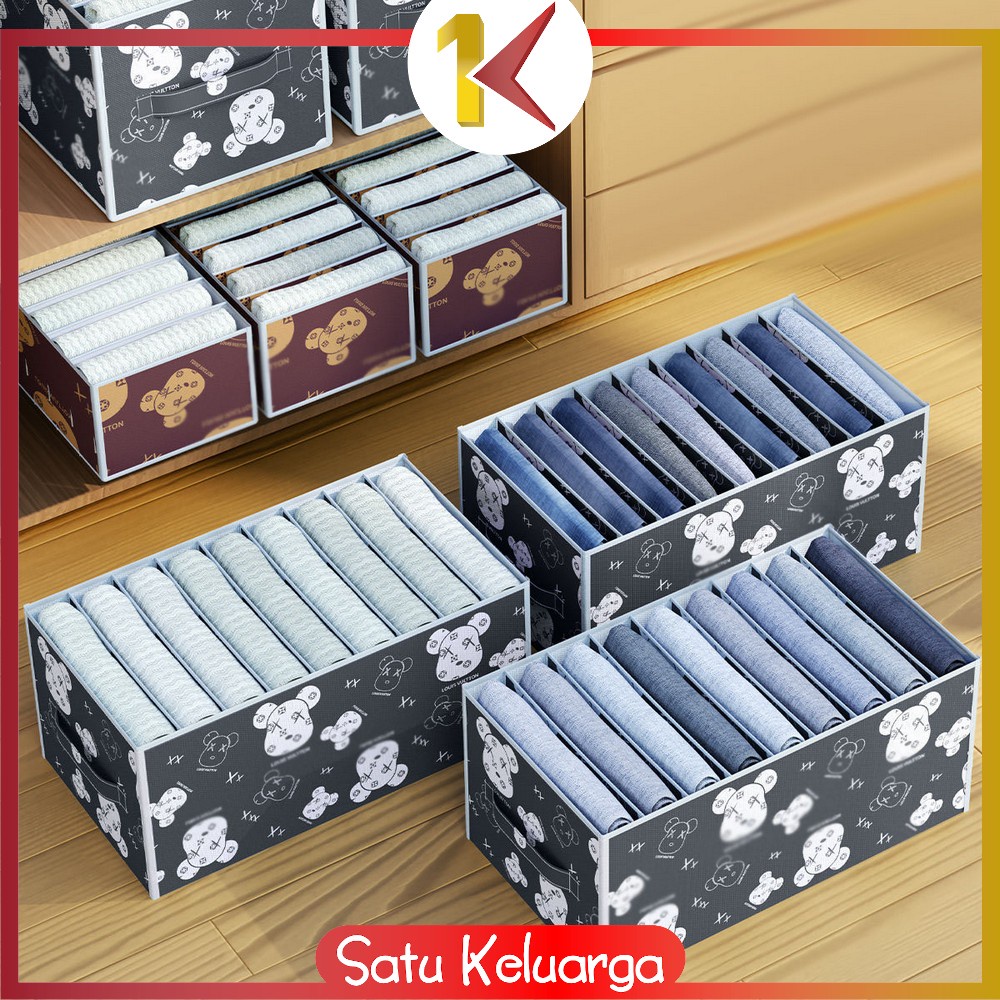 Jual SK-C648 Storage Box Kotak Penyimpanan Bra BH Celana Dalam 7 9 ...