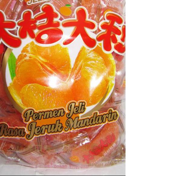 Jual jelly jeruk mandarin orange jelly candy 500grm Shopee Indonesia