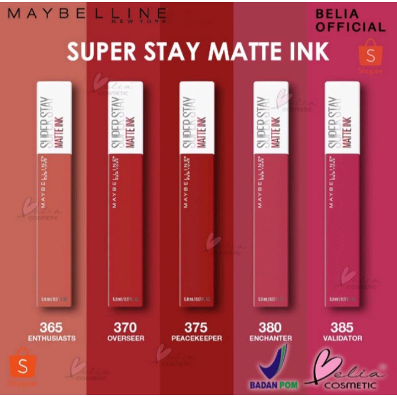 Jual Maybelline Rogue Reds Edition Super Stay Matte Ink | Shopee Indonesia