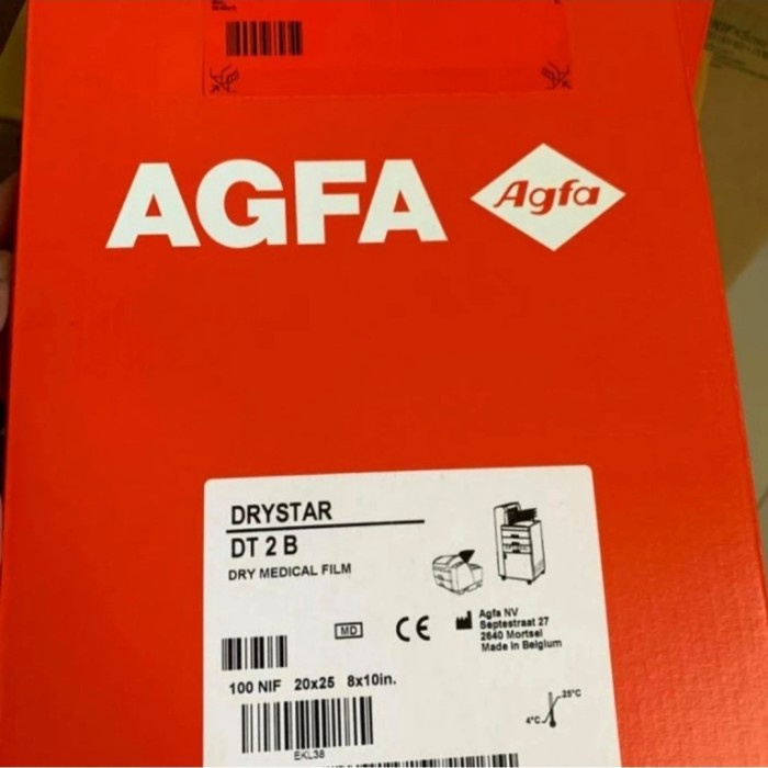 Jual Film Agfa DT2B | Film CR Agfa | Film Xray DT2B 10x12 | Film ...
