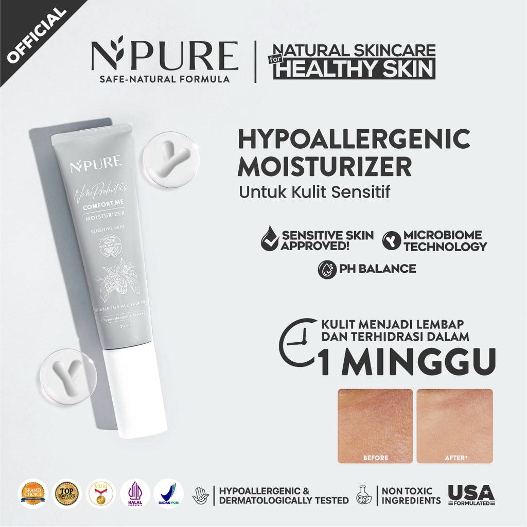 Jual NPURE Moisturizer Noni / Comfort Me / Moisturizer Kulit Sensitif