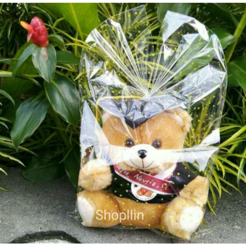 Jual Plastik Kado Bening Untuk Boneka Atau Parcel Uk 32x50 Shopee Indonesia 0215