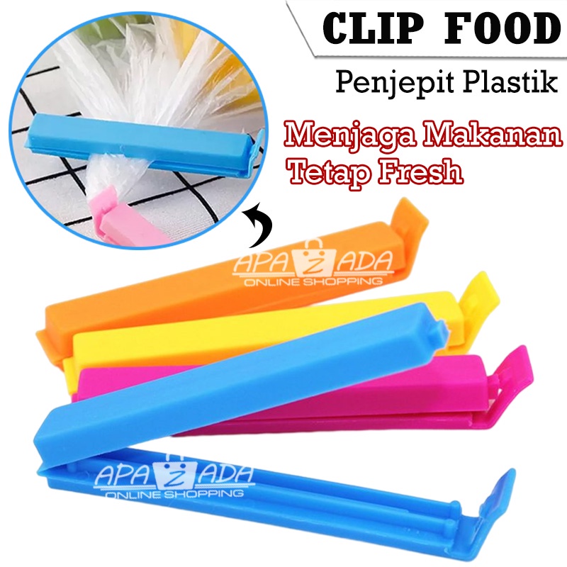 Jual Apazada Clip Food Penjepit Plastik Bungkus Makanan Klip Sealing Snack Sealer Segel Jepit 7101