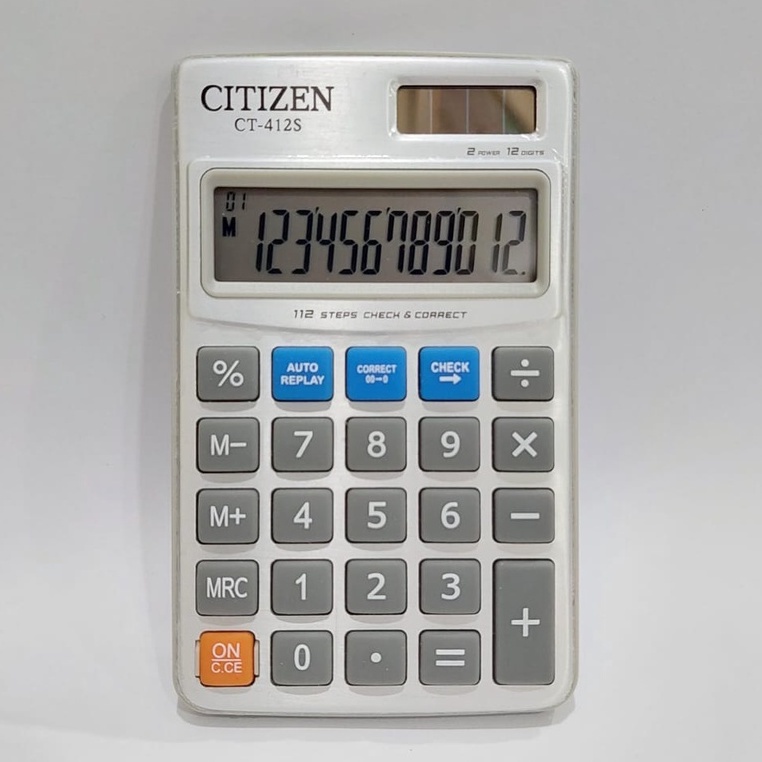 Jual KALKULATOR 12 DIGIT CITIZEN - KALKULATOR DIGITAL DENGAN KODE ...