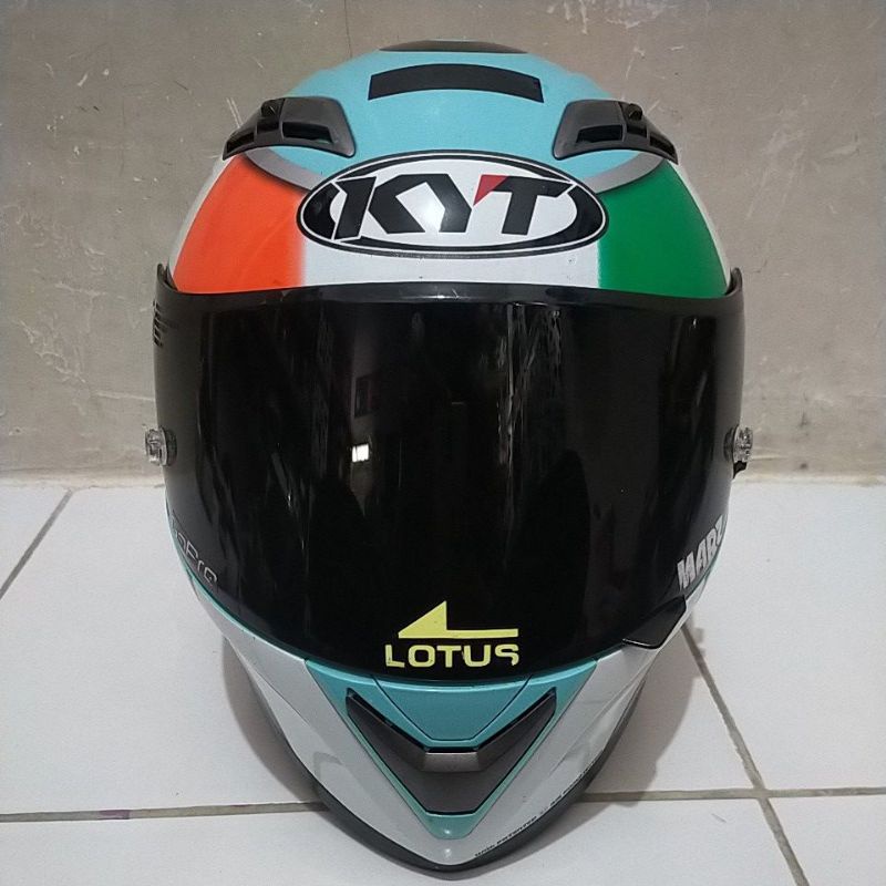 Jual HELM KYT VENDETA AQUAMARINE Shopee Indonesia