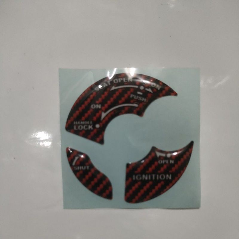 Jual Stiker Timbul Tutup Kunci Yamaha Fino Pcs Shopee Indonesia