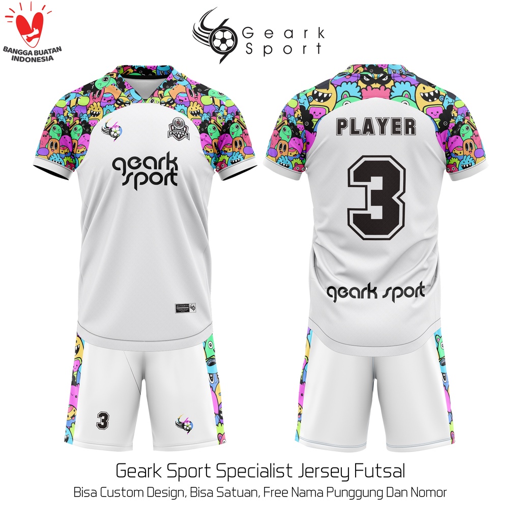 Jual Jersey Futsal / Sepakbola Terbaru Full Printing Bebas Custom ...