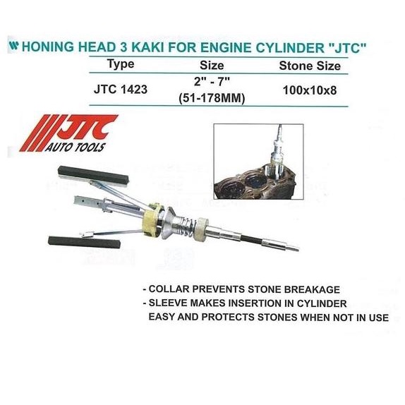Jual Honing Head 3 Kaki For Engine Cylinder - JTC 1423 | Shopee Indonesia