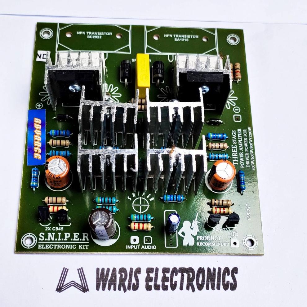 Jual Kit Driver Power Ampli amplifier mono 3 tingkat 1000Watt ADVANCE