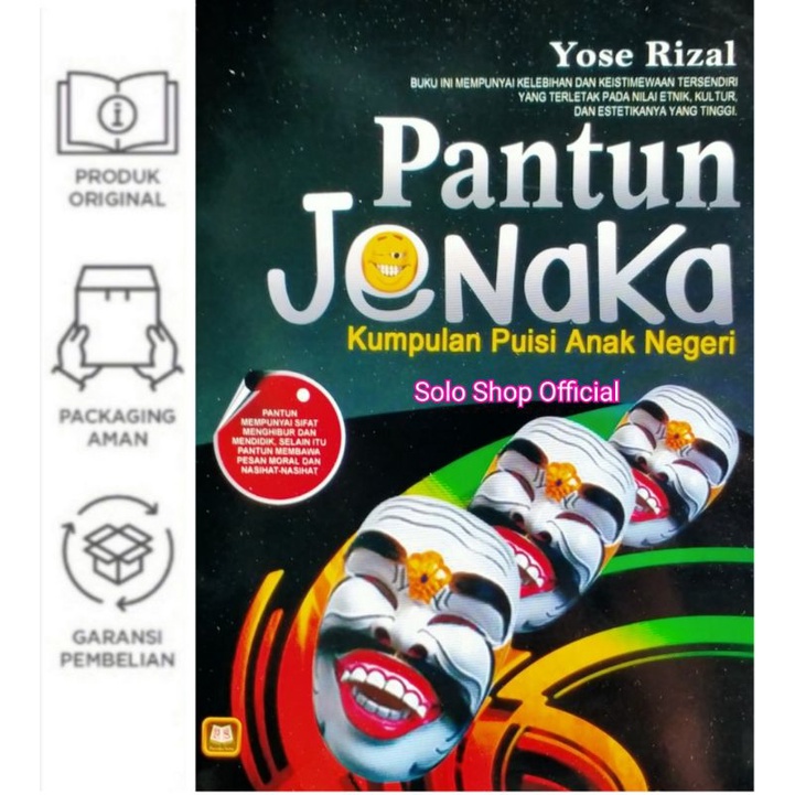 Jual BUKU PANTUN JENAKA Kumpulan Puisi Anak Negeri Yose Rizal Pustaka ...