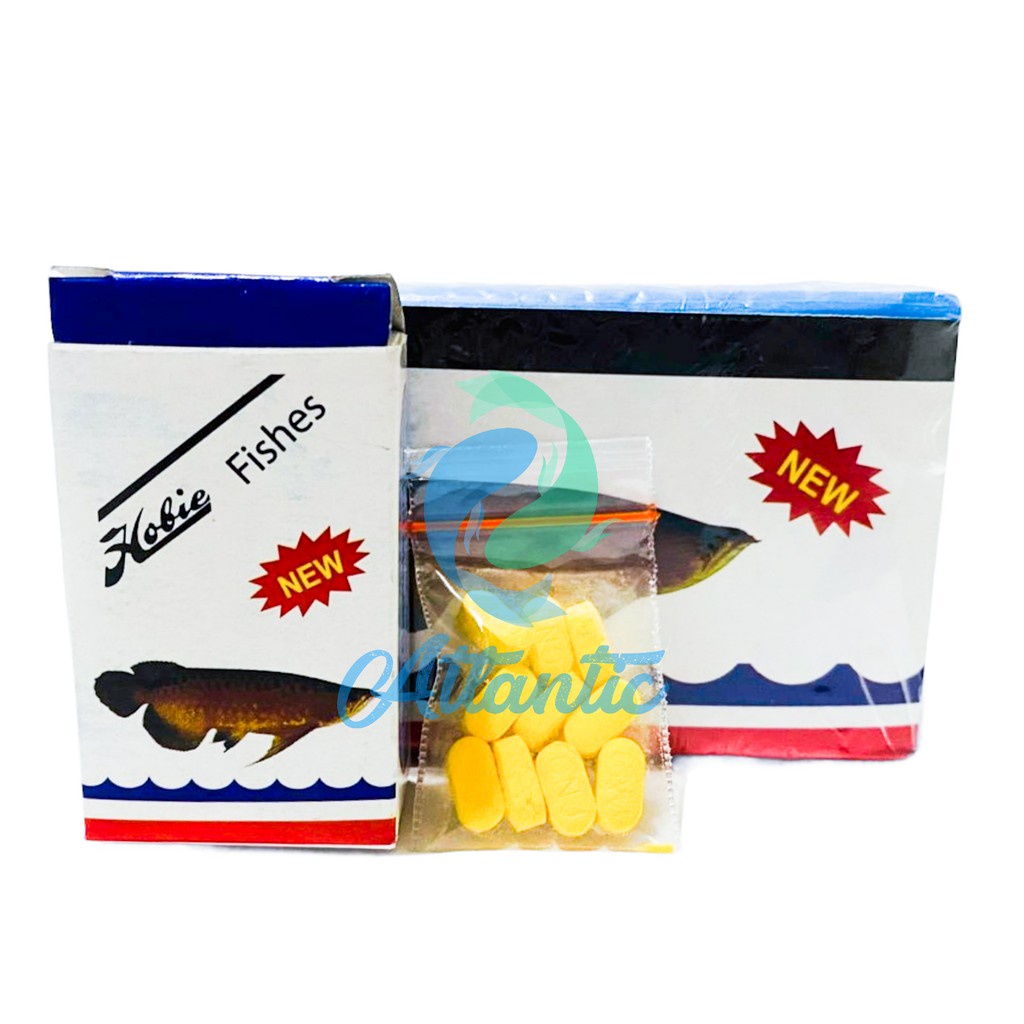 Jual HOBIE FISHES 10 TABLET VITAMIN OBAT STRESS PENAMBAH NAFSU MAKAN ...