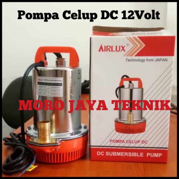 Jual Pompa Celup DC 12Volt Pompa Rendam Kolam Ikan Airlux 100Watt ...