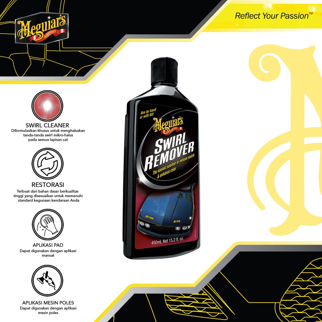 Meguiar's Swirl Remover 450ml - Rimuove Graffi E Vortici Dalla Vernice Auto