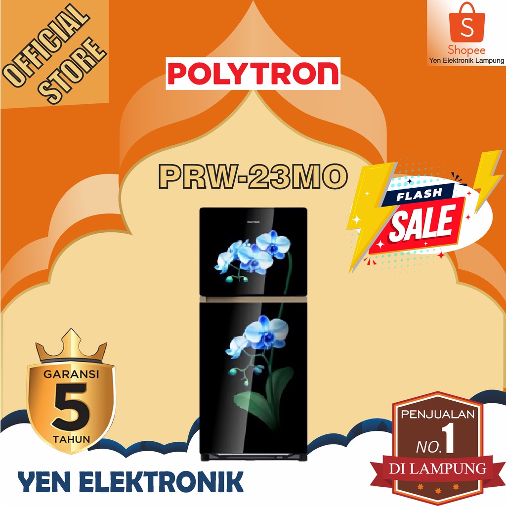 Jual Kulkas POLYTRON PRW 23MO / Kulkas 2 Pintu 220 Liter Garansi Resmi ...