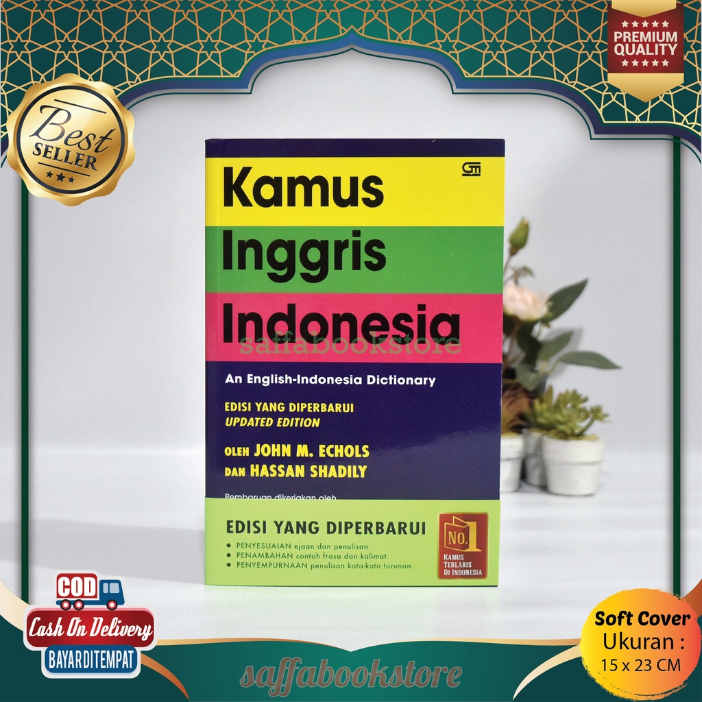 Jual Kamus Bahasa Inggris - Indonesia Jhon M Echols Dan Hassan Shadily ...