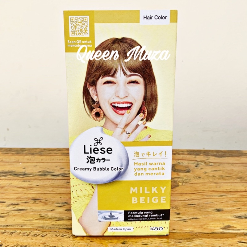 Jual Liese Creamy Bubble Hair Color Foam Mint Ash Milk Tea Brown