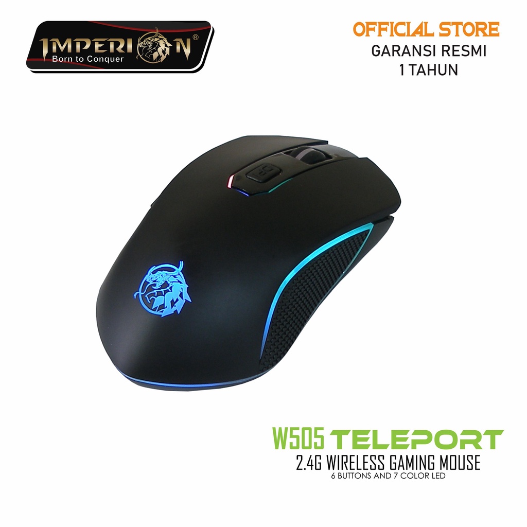 Jual Imperion W505 Teleport Mouse Wireless 2.4G GAMING MOUSE RGB -02227 ...