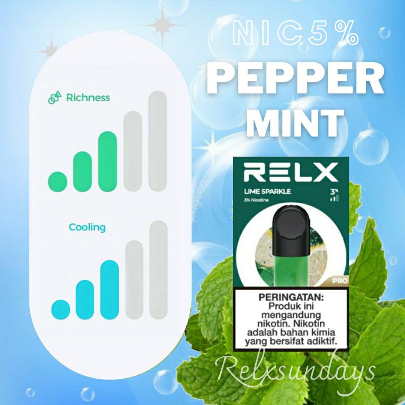 Jual RELX Pods Peppermint (menthol) Shopee Indonesia