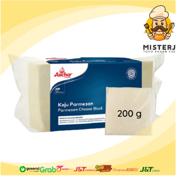 Jual Anchor Parmesan Block Kemasan 200 Gram Cheese Parmesan Block Anchor Shopee Indonesia
