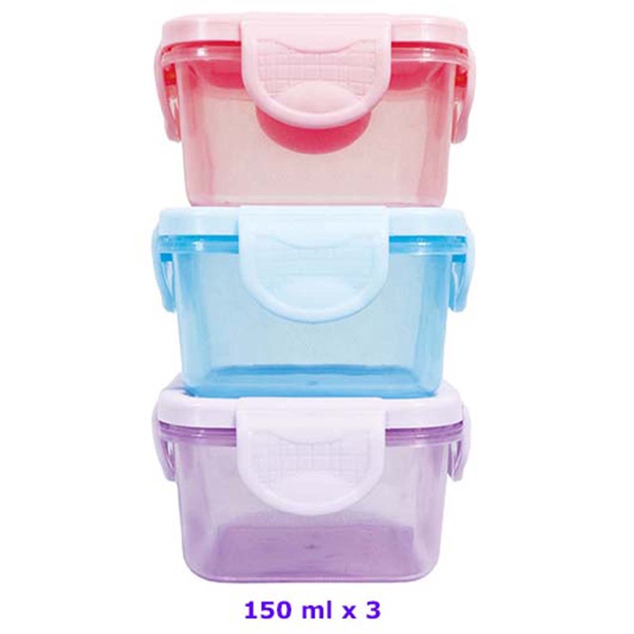 Jual Baby safe Food Container tempat makan penyimpanan mpasi bayi 150 ...