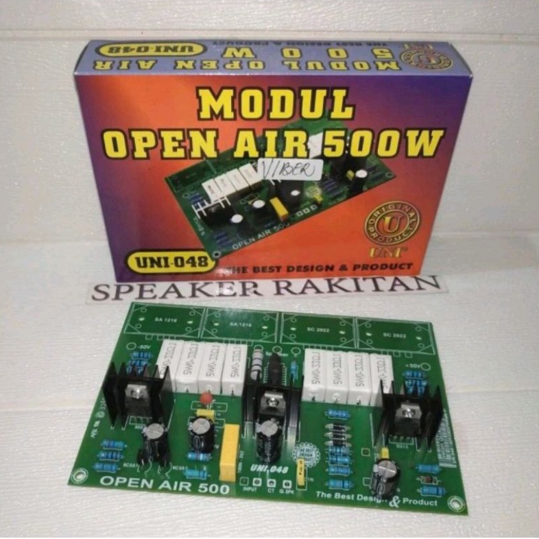 Jual Kit Driver Power Amplifier Mono OPEN AIR 500Watt Fiber UNI-048