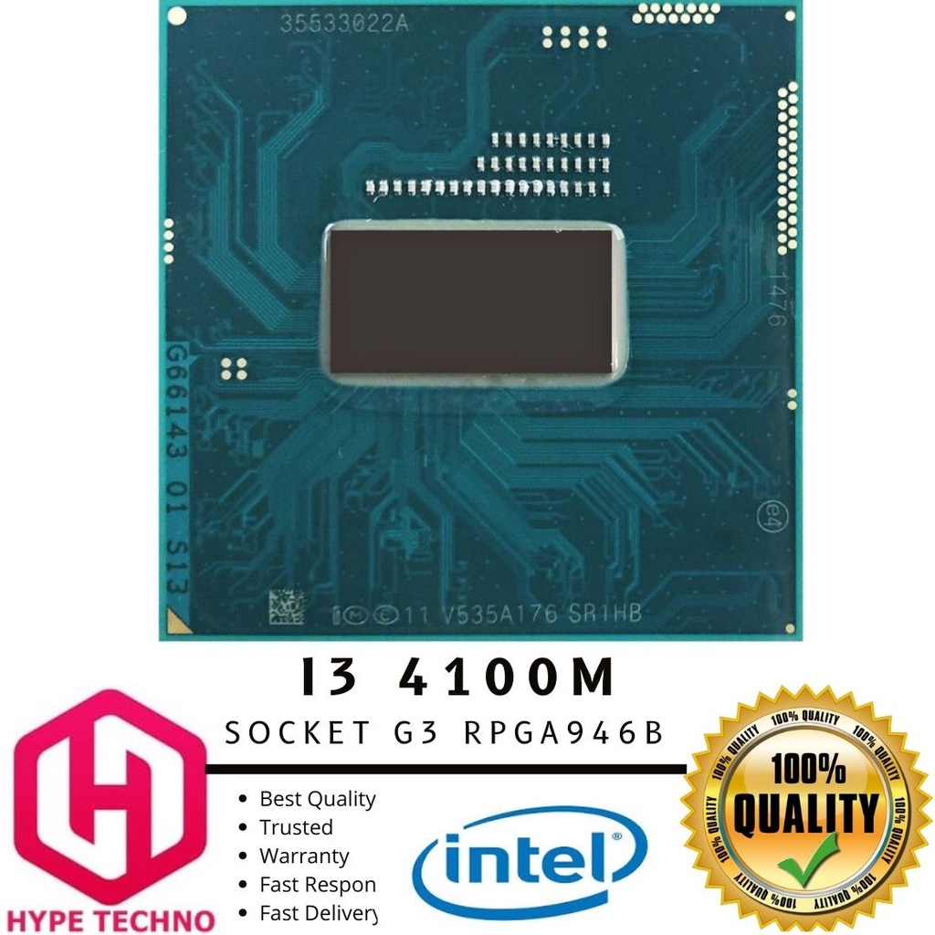 Jual INTEL I3 4100M GPU HD4600 SOCKET G3/RPGA 946 - 2.5GHz