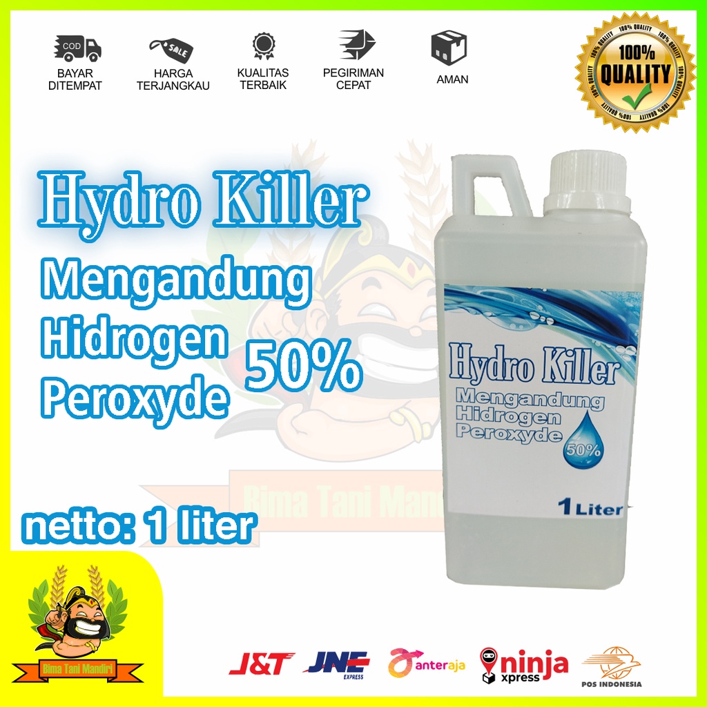 Jual Hydro Killer Mengandung Hidrogen Peroxyde H2o2 50 Isi 1 Liter