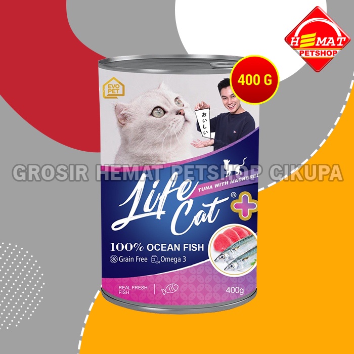 Jual Makanan Basah Kucing Life Cat Plus Wet Food Kaleng Gr Shopee Indonesia