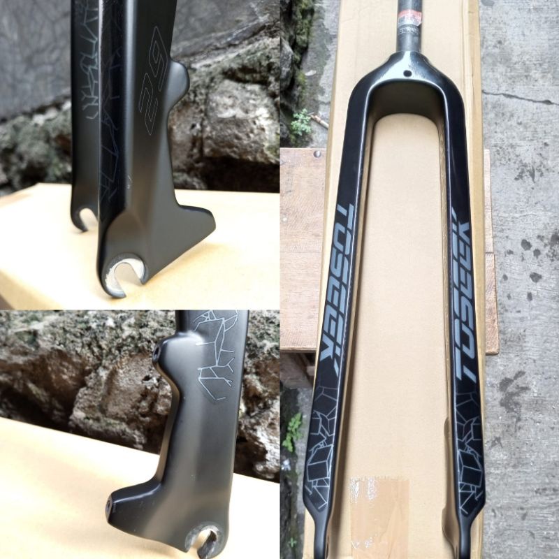 Jual Fork Toseek Rigid Disc Brake Full Carbon 26 27.5 700c 29er MTB