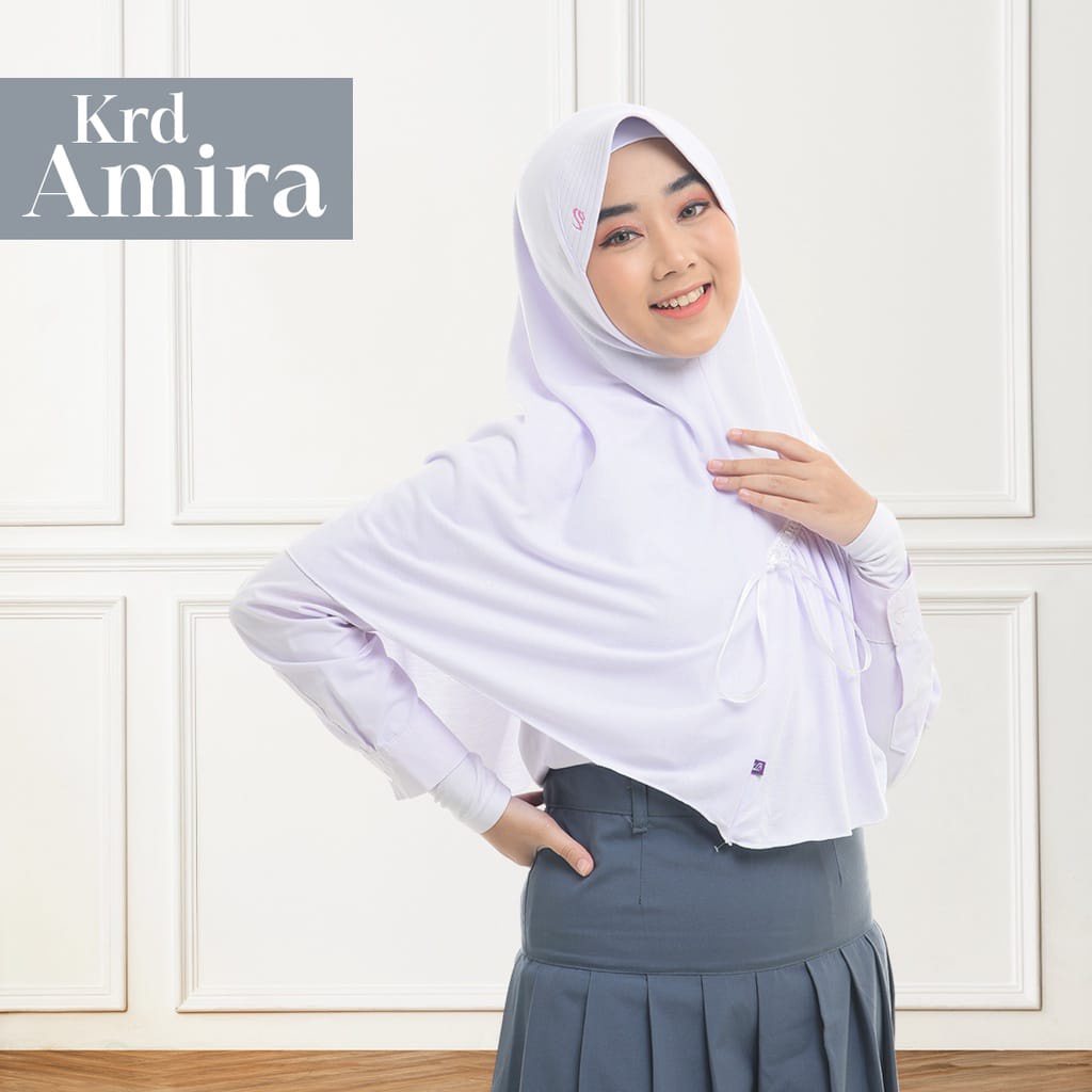 Jual Rabbani Kerudung Amira, Jilbab Instat dengan Aksen Pita Serut atau ...