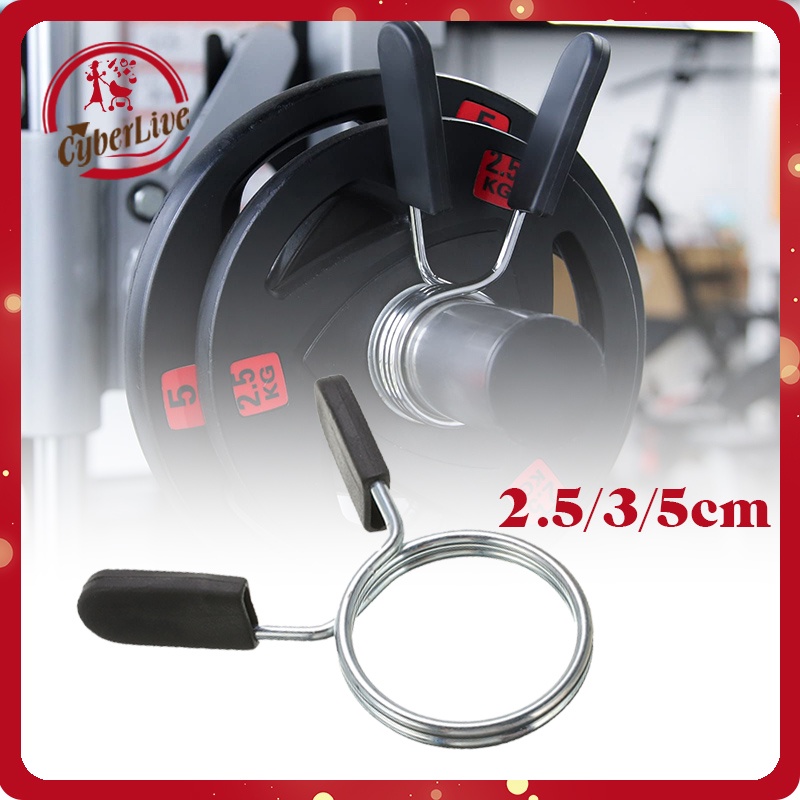 Jual 25/30/50mm Barbel Spring Clip Dumbbell Bar Collar Clamp Penjepit ...