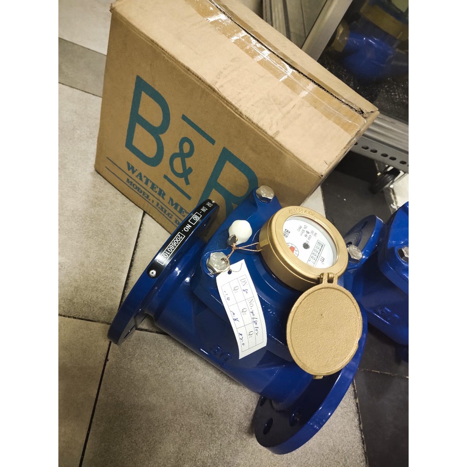 Jual Water Meter B&R Original Size 4 Inch Dn100mm | Shopee Indonesia