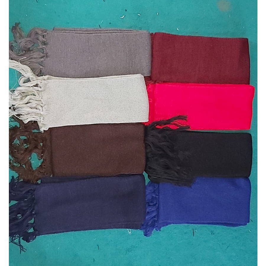 Jual Syal rajut hijau Green Scarf | Shopee Indonesia