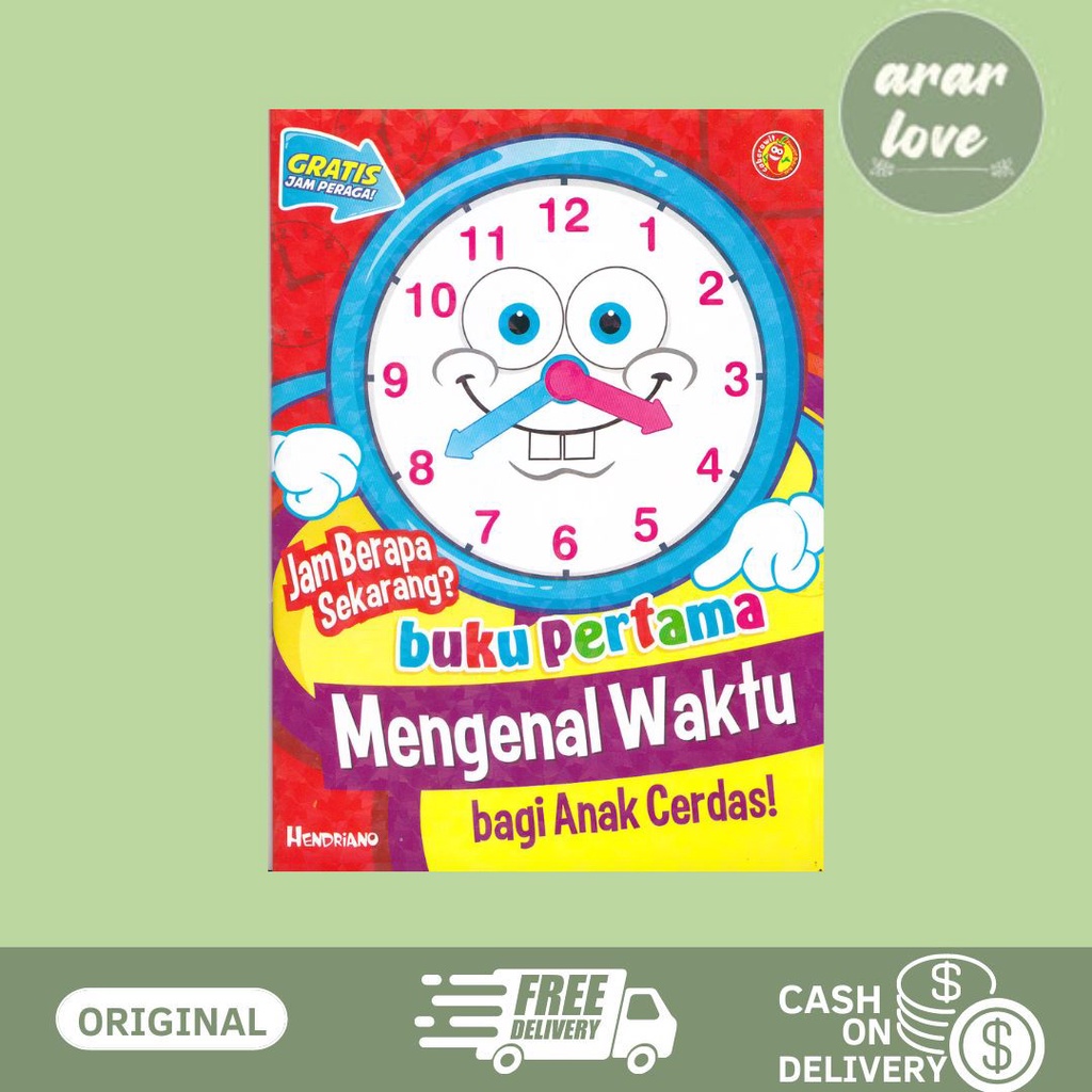 Jual BUKU JAM BERAPA SEKARANG? BUKU PERTAMA MENGENAL WAKTU BAGI ANAK