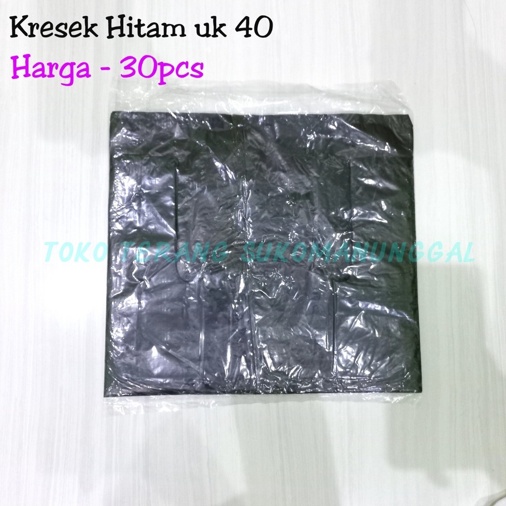 Jual Kresek Hitam Uk Kresek Hitam Polos Kresek Hajatan Shopee