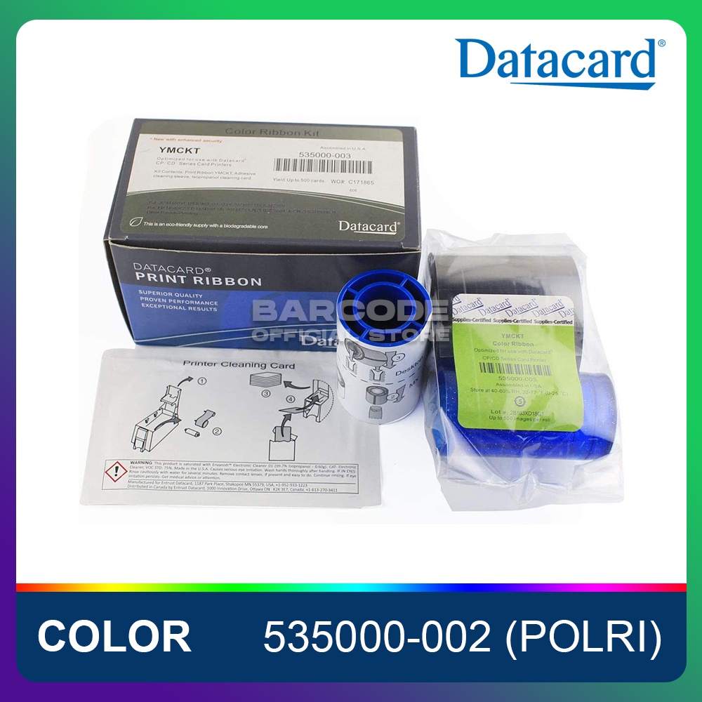 Jual RIBBON TINTA DATACARD CD800 - CD 800 - YMCKT 535000-002 ( 250 ...