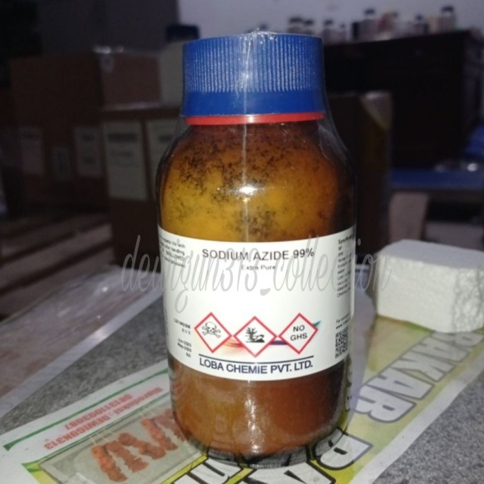 Jual SODIUM AZIDE / NATRIUM AZIDA 99% EXTRA PURE LOBA CHEMIE LC5782 ...