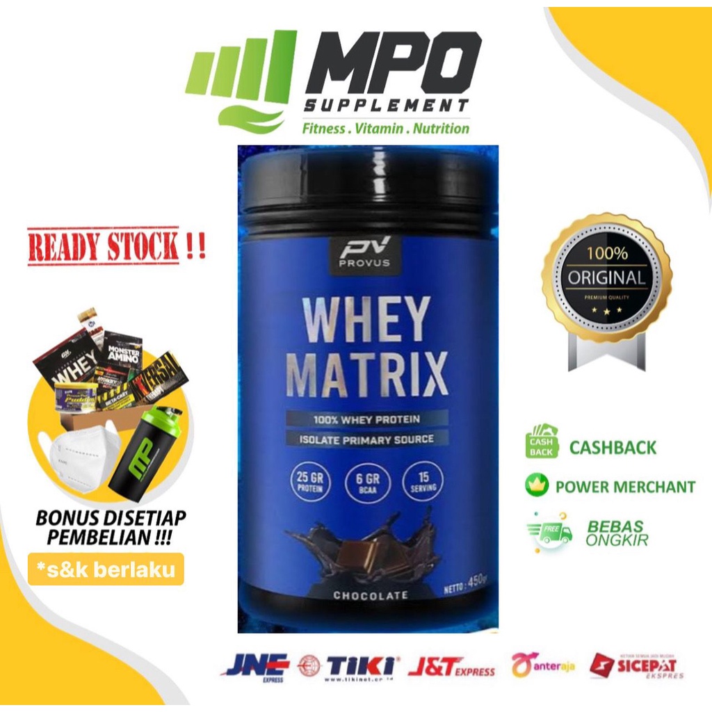 Jual Provus Nutrition Whey Matrix 450gr Provus Whey Matrix Protein ...