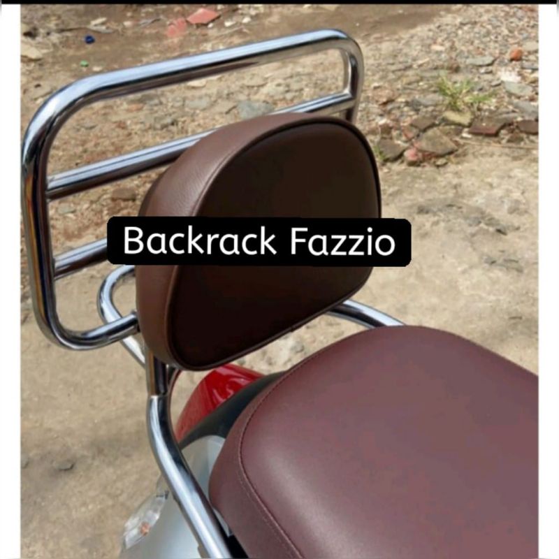 Jual Aksesoris Yamaha Fazzio Back Rack/Backrack Plus Bantalan Yamaha ...