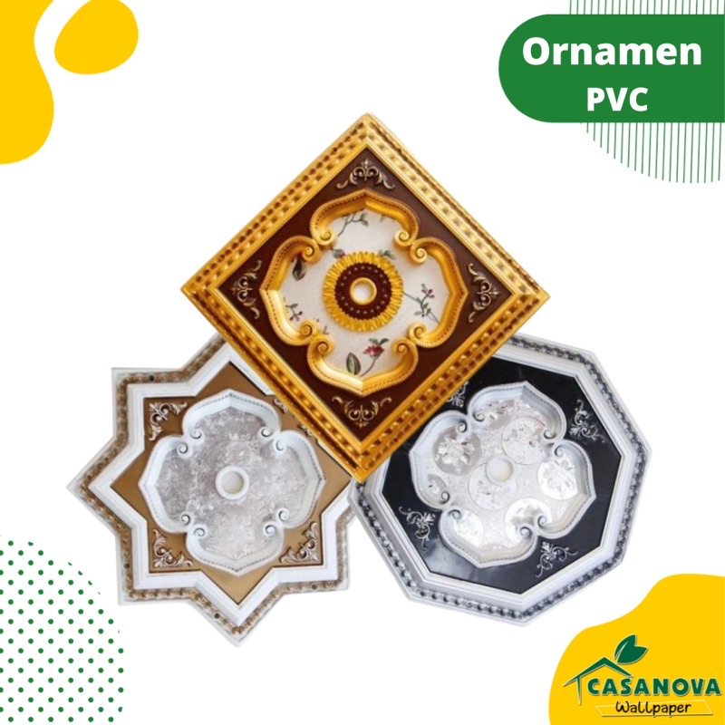 Jual Ornamen lampu/ Panel Pvc ukuran 60x60cm | Shopee Indonesia