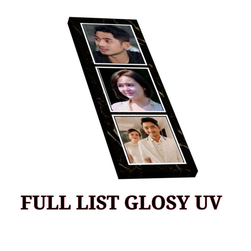 Jual CETAK FOTO 4R PLUS BINGKAI SUSUN 3 FULL LIST PINGGIRAN | Shopee