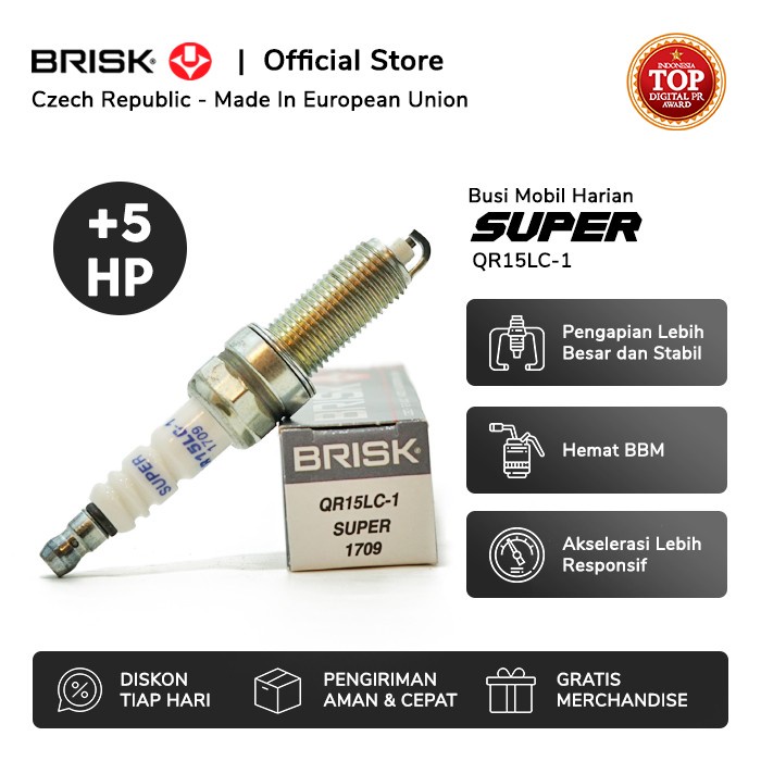 Jual Busi Mobil BRISK Super QR15LC-1 | Shopee Indonesia