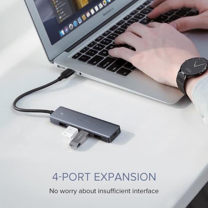 Jual UGREEN 50985 USB HUB 3.0 WINDOWS MAC LINUX ADAPTER CONVERTER ...