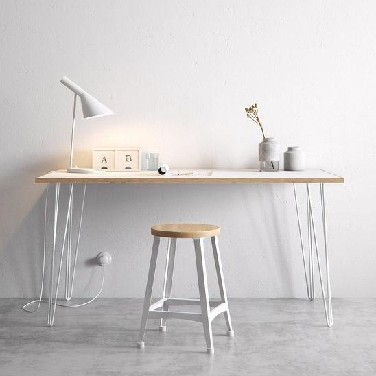 Jual Aq714 Meja Belajar Laptop Minimalis Kerja Makan Tamu Kantor Tv Hairpin Ikinashop Shopee Indonesia
