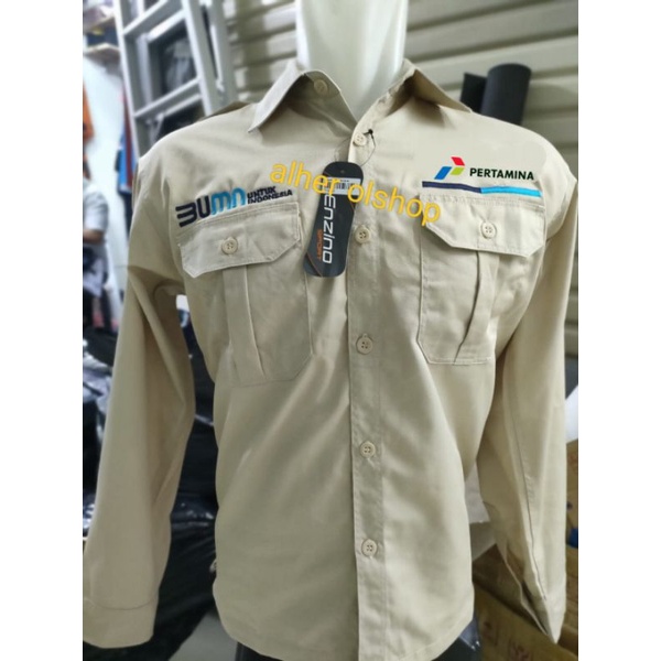 Jual Kemeja Pertamina Baju Pertamina Seragam Pertamina Pdh Pertamin